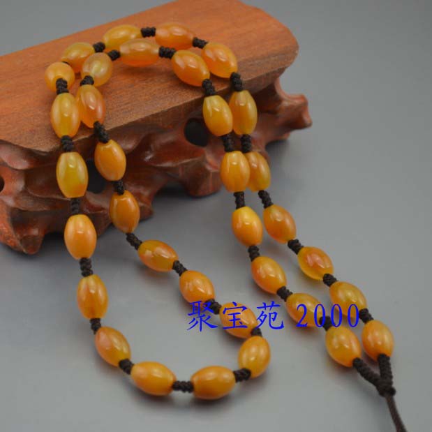 天然黄龙玉项链正品路路通男女款