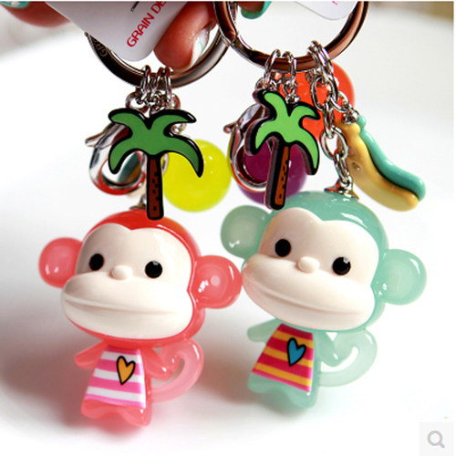 韩国进口阿兹娜可爱小猴子钥匙圈