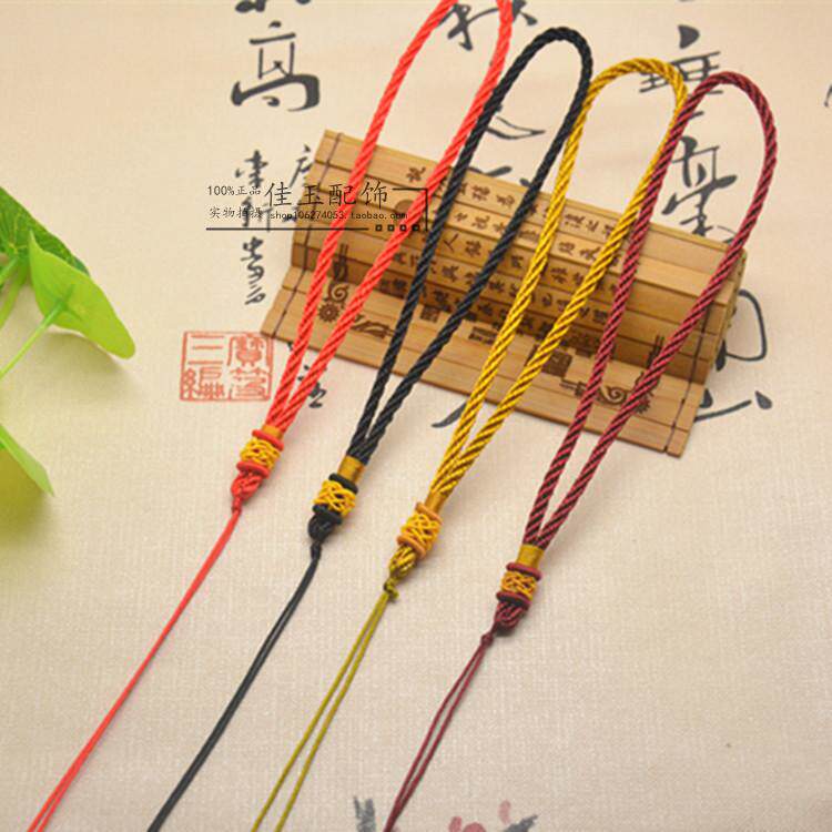 细款菠萝扣把件绳素绳手玩件挂绳图片