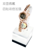 Золотой браслет, розовое золото, 4 штук, золото 750 пробы