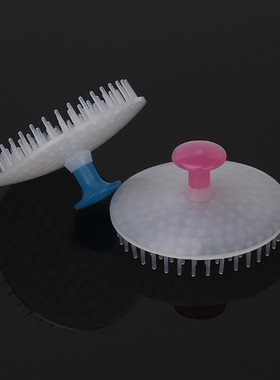 日本进口头梳MAKOTO圆形洗头刷头部按摩梳头皮按摩器洗发刷2个装