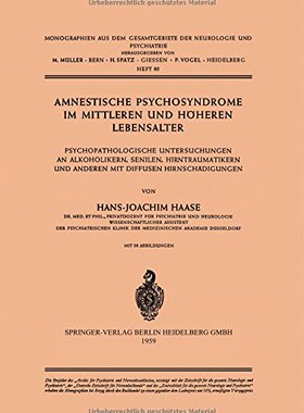 【预订】Amnestische Psychosyndrome Im Mittle...