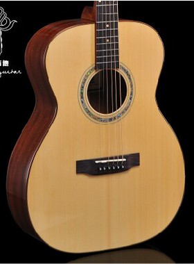 满氏手工吉他 指弹民谣 OM型40寸MF30 云杉桃花心全单 佛山代理