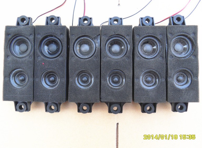 原装创维电视拆机音柱音箱音响喇叭 规格19CM*6CM*4CM 8欧5W