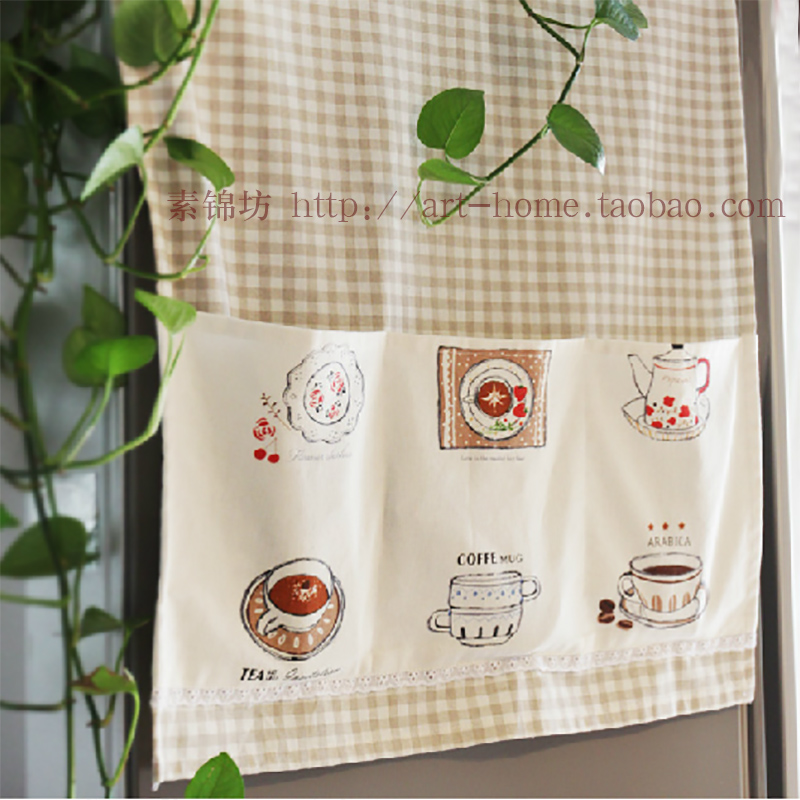 冰箱盖布冰箱布盖巾双开门冰箱