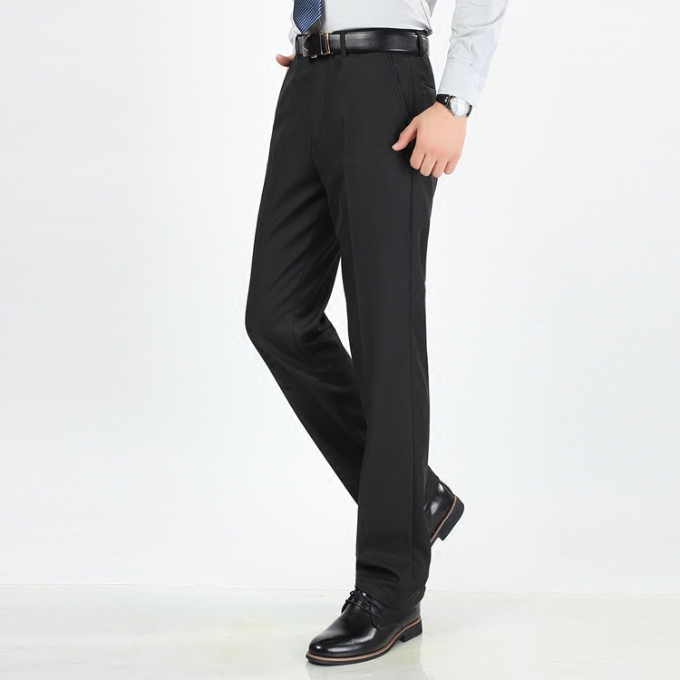 Pantalon droit PINGEPLO en laine pour hiver - Ref 1490551 Image 2