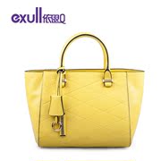 Spring new fashion exull q2015 solid-colored one-shouldered hand slung elegant wild female bags 15320151