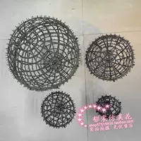 Симуляция цветочный шарик мяч мяч Пластиковый шарики цветочный шарик свадебный шелковый цветочный вставка