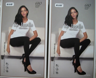 春秋款 踩脚裤 680D法兰绒抓毛踩脚一体裤 两条 包邮 7808L 娜娇婷