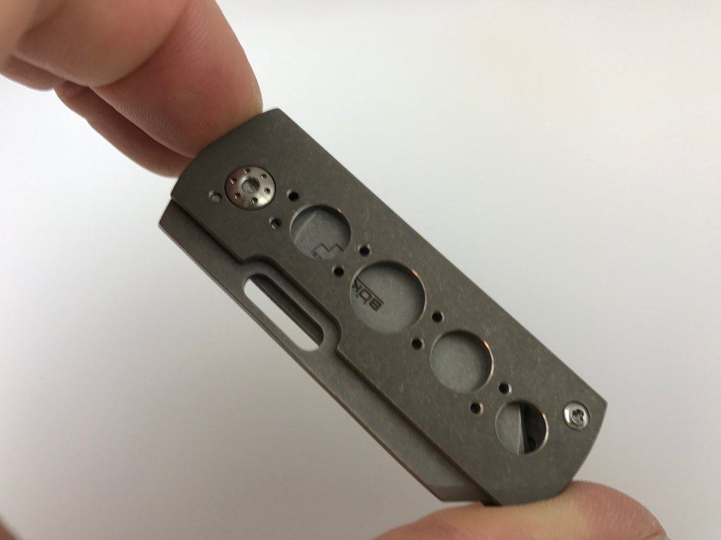 德国 博克 boker plus 钛合金手柄 钱夹小刀 vg-10钢 特价包邮