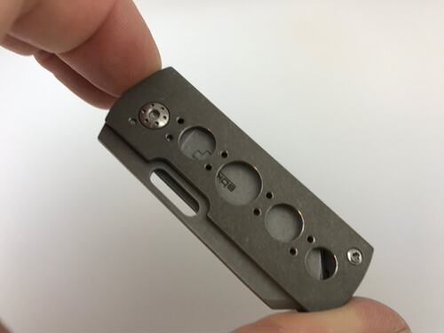 德国 博克 Boker plus 钛合金手柄 钱夹小刀 VG-10钢 特价包邮