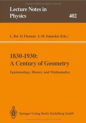 【预订】1830 1930: A Century of Geometry: Ep...