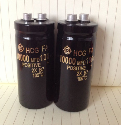 进口日立螺丝脚电容100V10000UF 100VDC10000MFD 体积多种