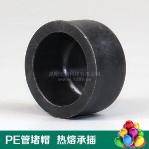 PE管堵头 堵帽  热熔承插管堵HDPE给水管配件管件20 25 4分 1寸