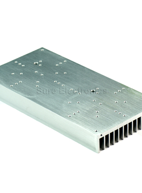 高品质散热片 银白色铝型材 大功率LED灯散热器 228.6*113*25.7mm