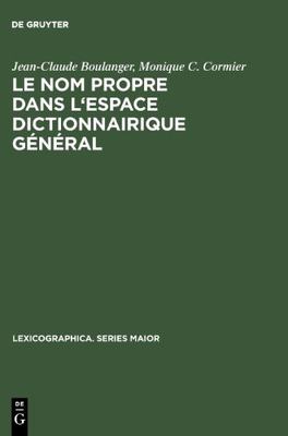 【预售】Le Nom Propre Dans L'Espace Dictionn...