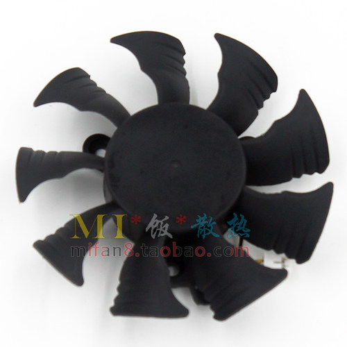 全新原装讯景 XFX HD5670 6750 567X 675X 显卡风扇 直径7.5CM
