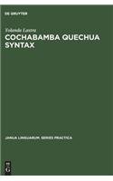 【预售】Cochabamba Quechua Syntax
