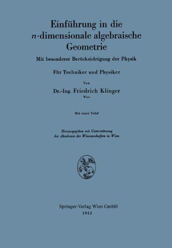 【预订】Einfuhrung in Die N-Dimensionale Alg...
