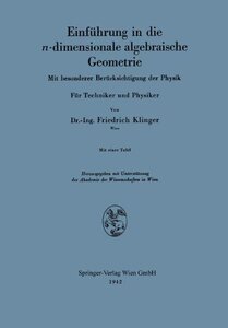 【预订】Einfuhrung in Die N-Dimensionale Alg...