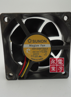 建准SUNON GM1206PTBX-A 11.(2).S09.F DC12V=1.6W 双滚珠