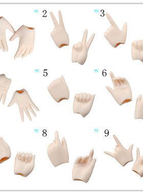 日V volks dollfiedream DD DDS DDDY 通用手型 （小号） 现货