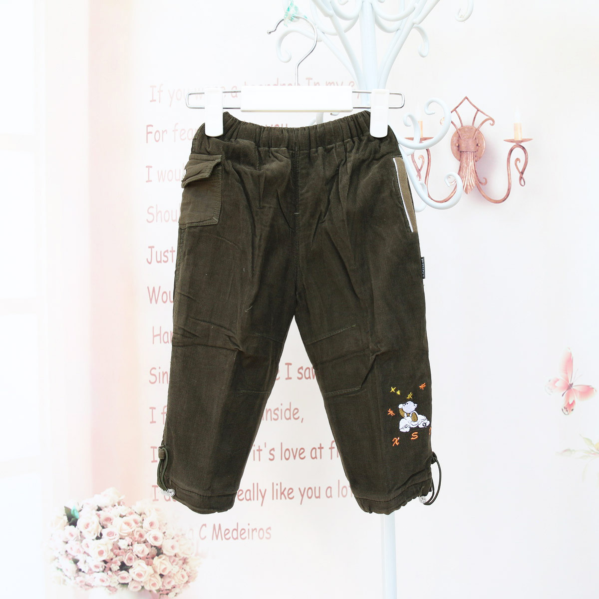 小数点双层百搭长裤童装