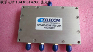 CELECOM 0.8 一分四功分器 20A SMA 1770 1350 CPS400 2.1GHz
