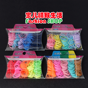 韩国进口 TPU无毒环保 不拉扯不粘头发 儿童皮筋宝宝发圈头绳 JCA