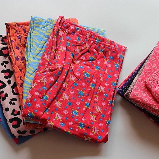 Pantalon collant jeune simple en coton - Ref 752668 Image 1