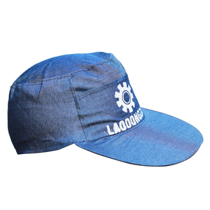 牛仔布劳保帽子 防护帽子工作帽防尘   鸭嘴帽  帆布帽 作业帽