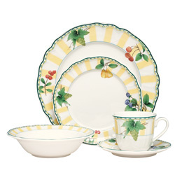 日本 Noritake 则武 Orchard Valley 40件西餐餐具套装礼盒