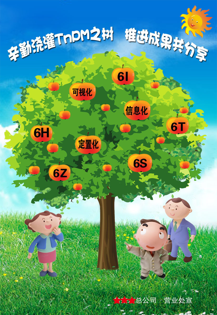 745海报印制展板写真喷绘贴纸516企业文化公司成长树挂画