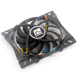 迪兰恒进HD4860星钻T1-512M 显卡散热风扇 孔距5.2CM 滚珠 3线