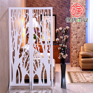屏风隔断时尚欧式装饰雕花客厅卧室玄关移动简约现代折叠镂空折屏