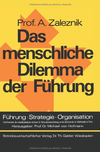 【预售】Das Menschliche Dilemma Der Fuhrung