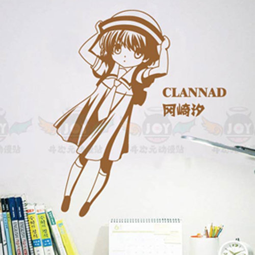 clannad 冈崎汐 周边 海报 墙贴 车贴 痛贴 壁纸 壁画 宿舍装饰