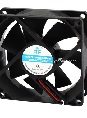 国衡 风机散热风扇GH6025 DC12V/DC24V 60*60*25mm 电脑散热风扇