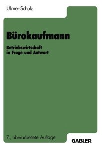 Betriebswirtschaft Burokaufmann Frage ... Und 预售