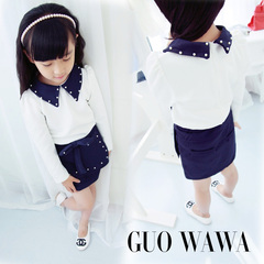 Chemise fille à manche longue en toile - Ref 2086627 Image 9