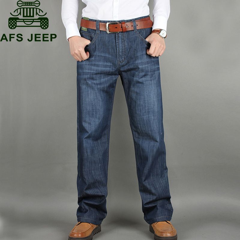 Jeans droite en vrac AFS JEEP en coton pour été - Ref 1467398 Image 1