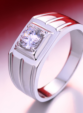 沁缘仿真银饰品生日礼物戒指环