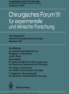 【预订】Chirurgisches Forum 91 Fur Experimen...