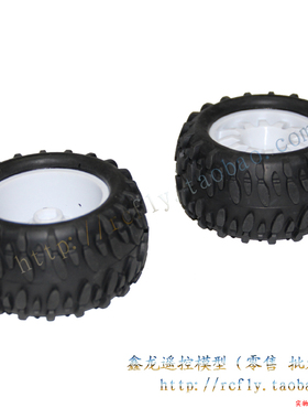 1/16四驱无刷大脚遥控车ZD16422-V2轮胎组-3C 白色6221配件