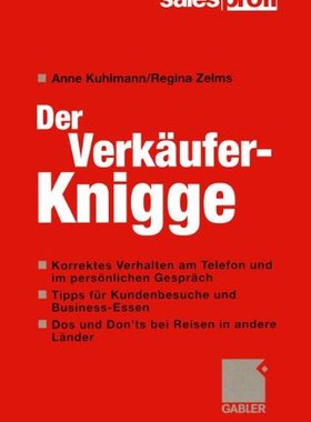 【预售】Der Verkaufer-Knigge: Money Machen Mit Manieren