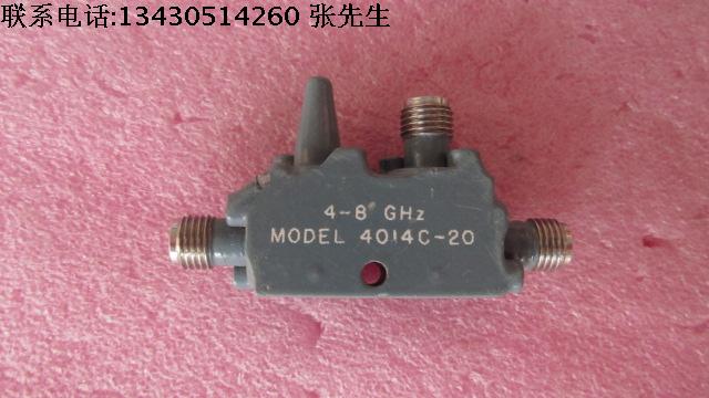 美国narda 4014C-20 4-8GHz 20dB SMA Directional Coupler 射频同轴定向耦合器 质量包好，包能用 可提供测试图
