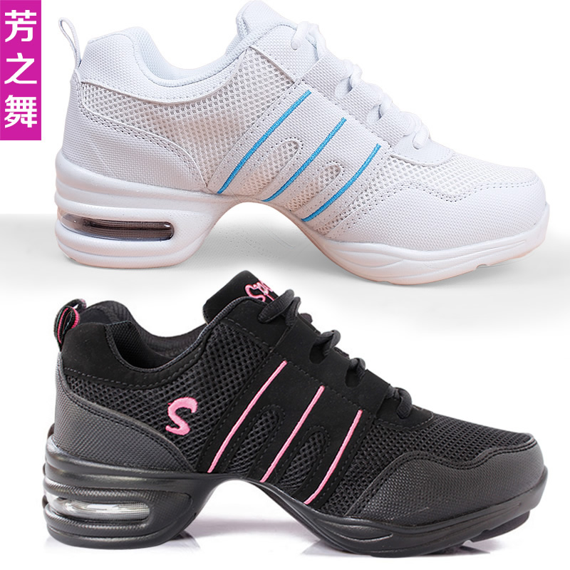 春夏女式网面软底新款广场舞鞋