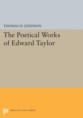 【预售】The Poetical Works of Edward Taylor
