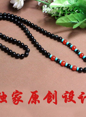 貔貅天然红玛瑙项链绳子吊坠绳