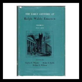 【预售】early lectures of ralph waldo emerson, 1836-1838